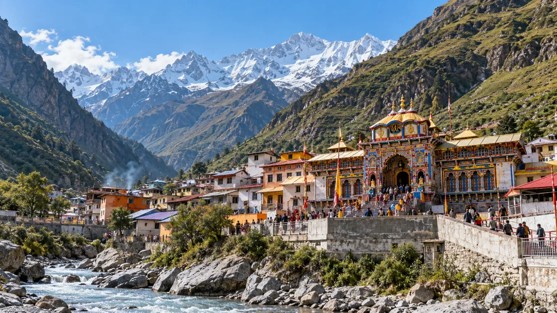Badrinath scenery for group road-trip planning