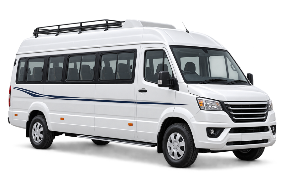 20 Seater Luxury Tempo Traveller exterior reference
