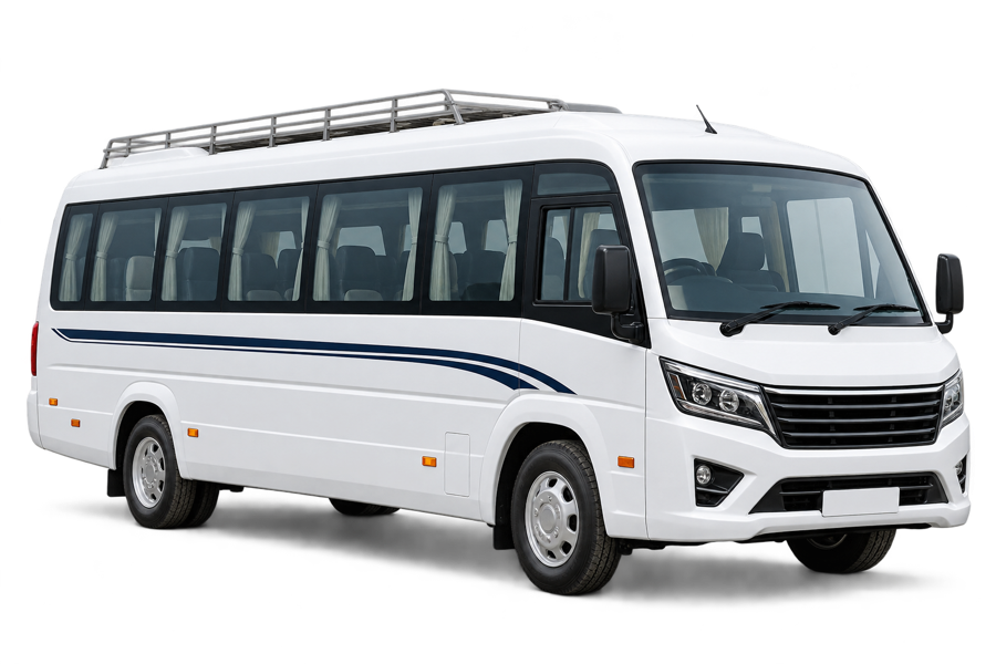 26 Seater Luxury Tempo Traveller exterior reference