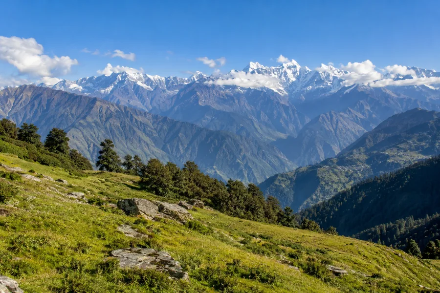 Auli destination scenery