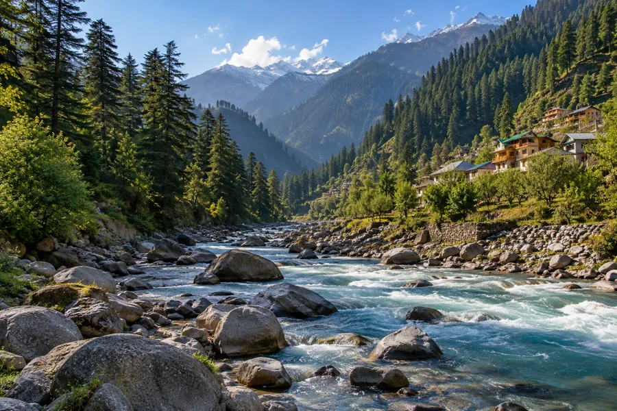 Kasol destination scenery