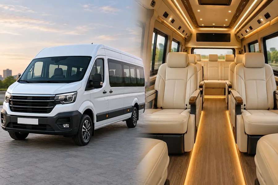 9 Seater Maharaja Urbania exterior reference