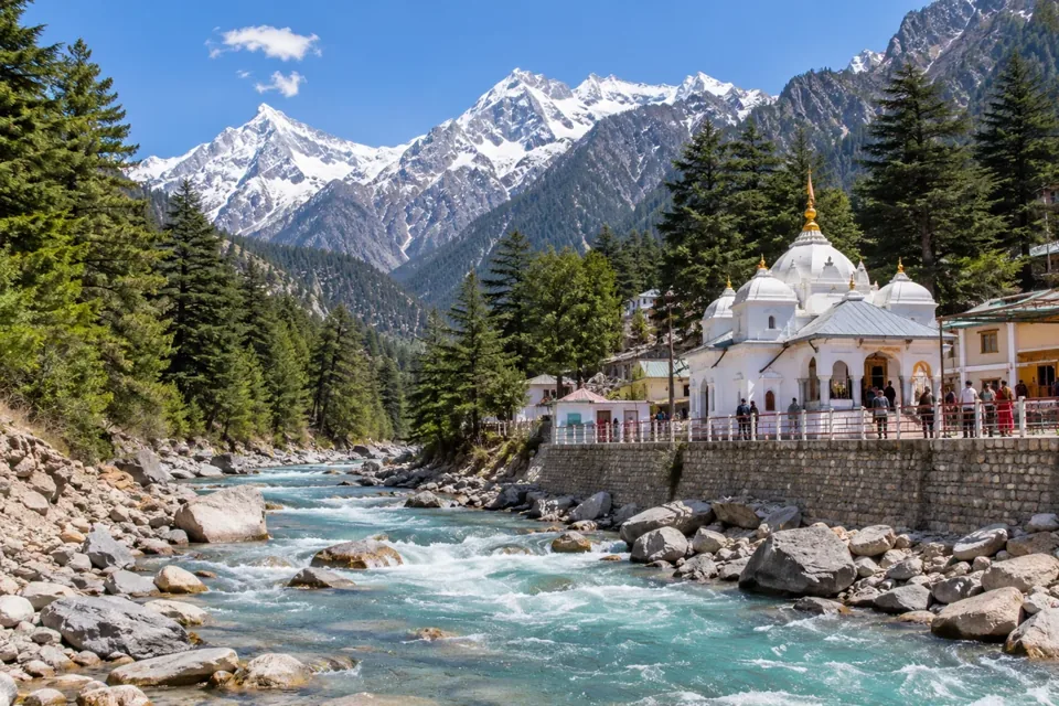Delhi to Harsil Gangotri destination illustration