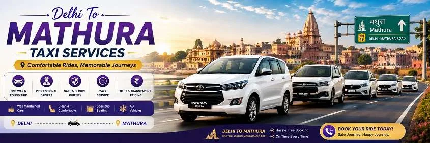 Car On Rent In Delhi To Mathura