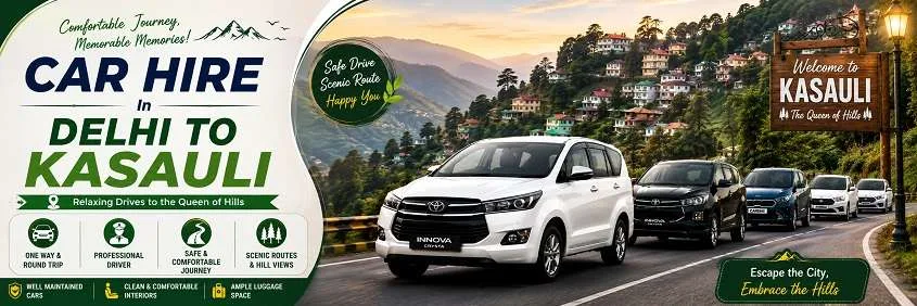 Car On Rent In Delhi To Kasauli