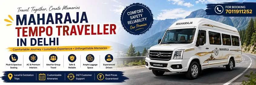 Maharaja Tempo Traveller: Layout and Booking Guide
