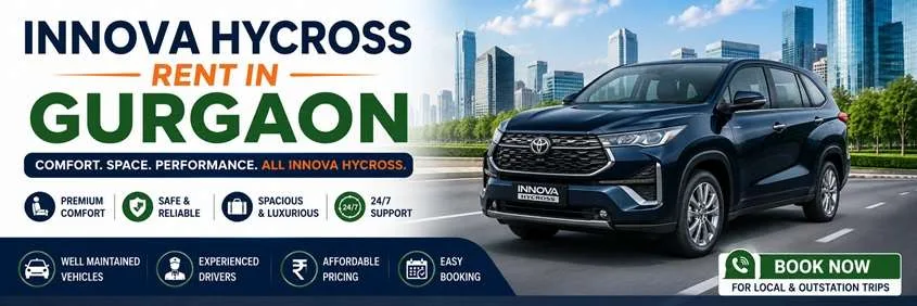 Innova Hycross Rent In Gurgaon