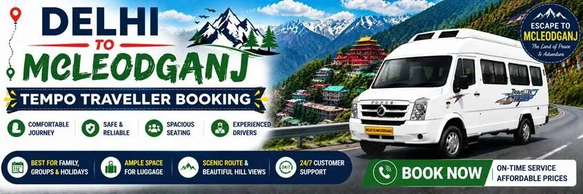 Tempo Traveller Hire From Delhi To Mcleodganj