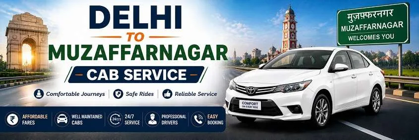 Delhi To Muzaffarnagar Cab Service — vehicle or destination photo