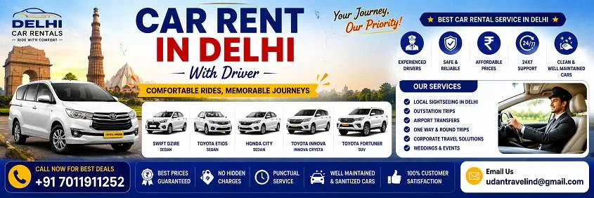 Car Rental in Delhi with Driver: Choosing Your Duty