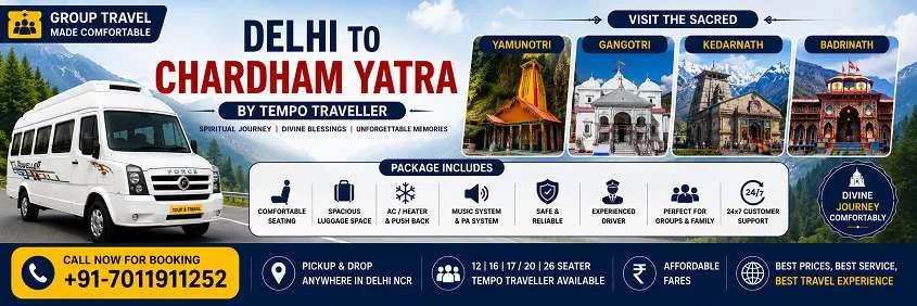 Char Dham from Delhi: Group Vehicle and Itinerary Guide
