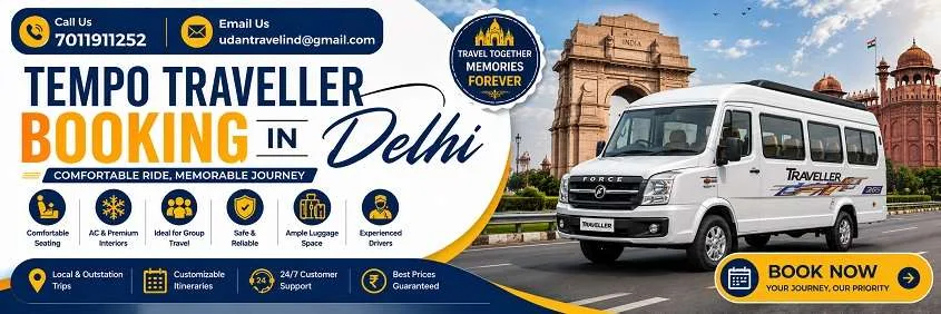 How to Book a Tempo Traveller in Delhi