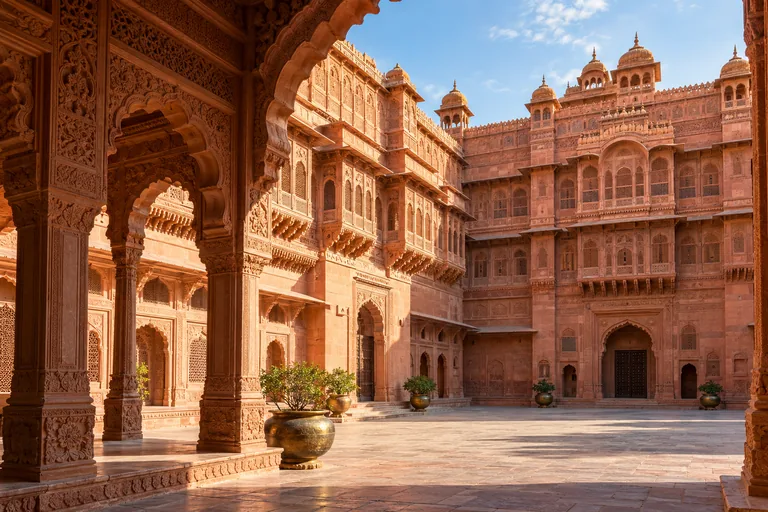 Bikaner travel illustration