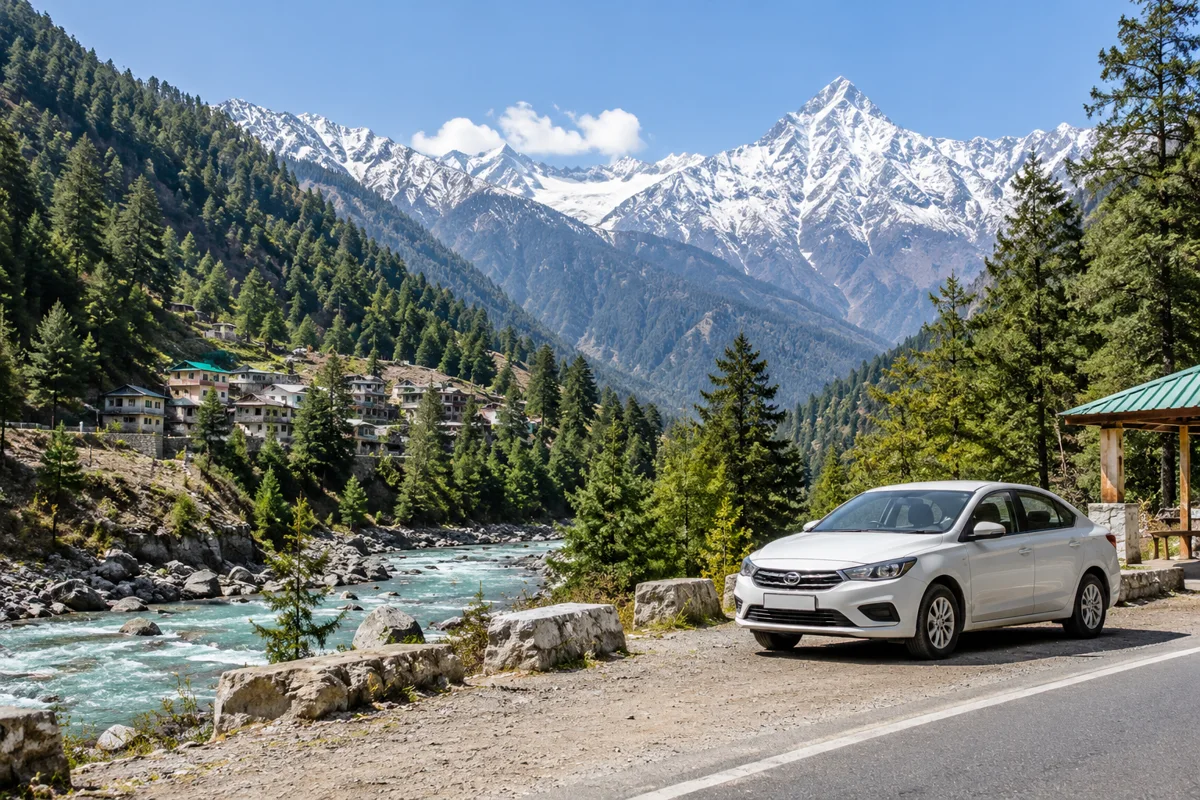 Harsil Gangotri travel scenery