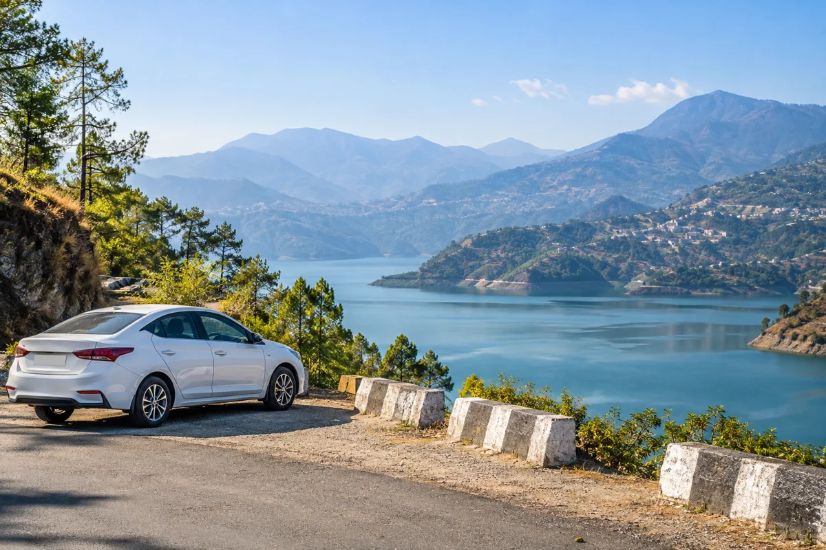 Tehri Lake travel scenery