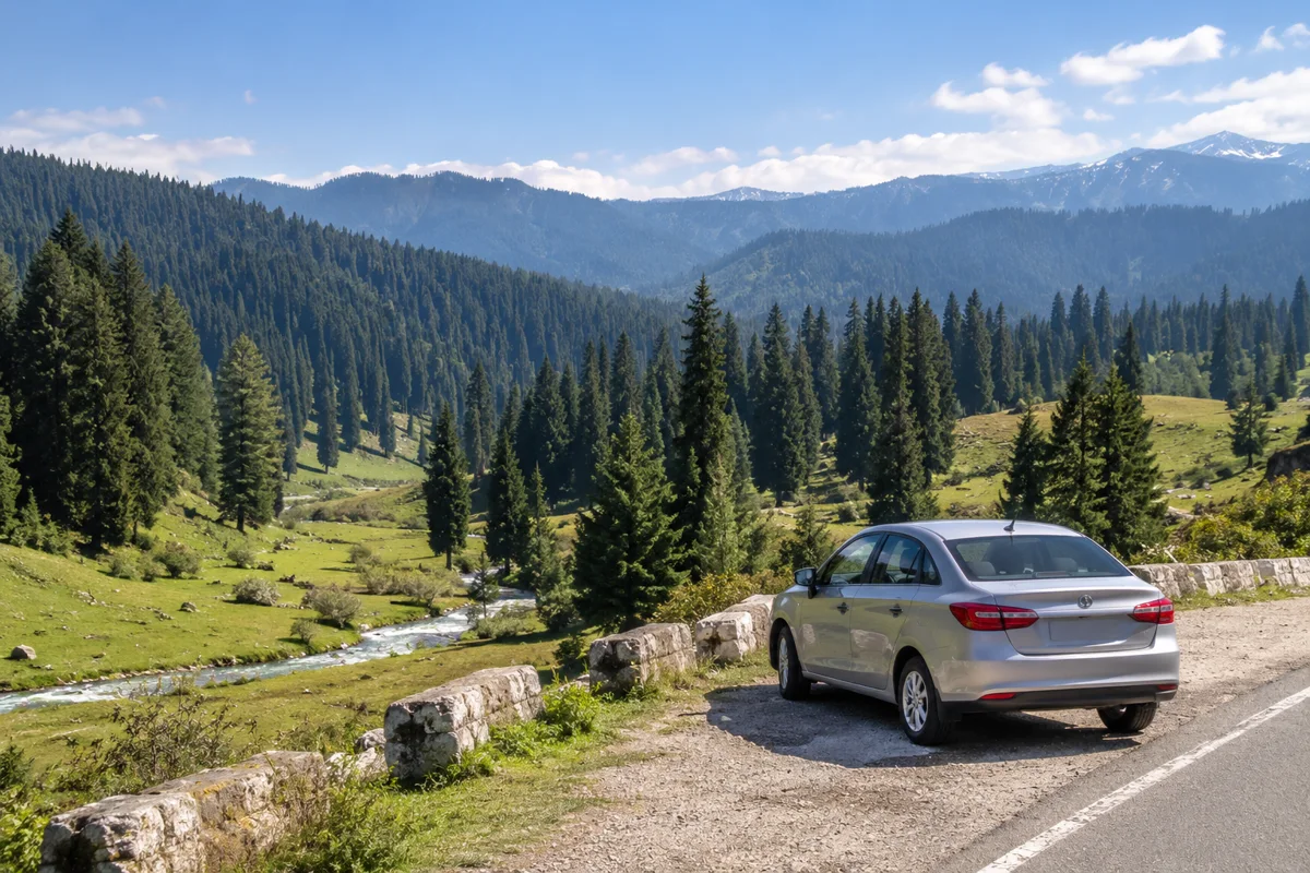 Yusmarg travel scenery