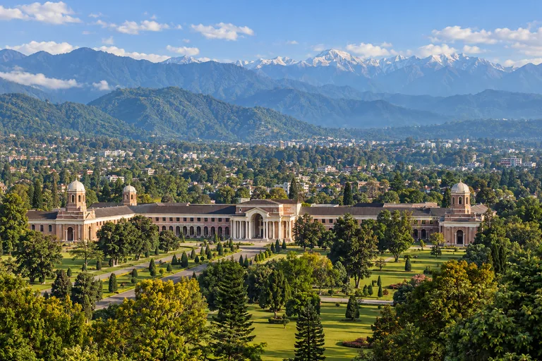Dehradun destination travel illustration