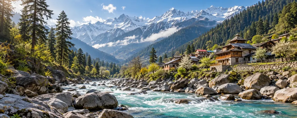 Himachal mountain holiday landscape