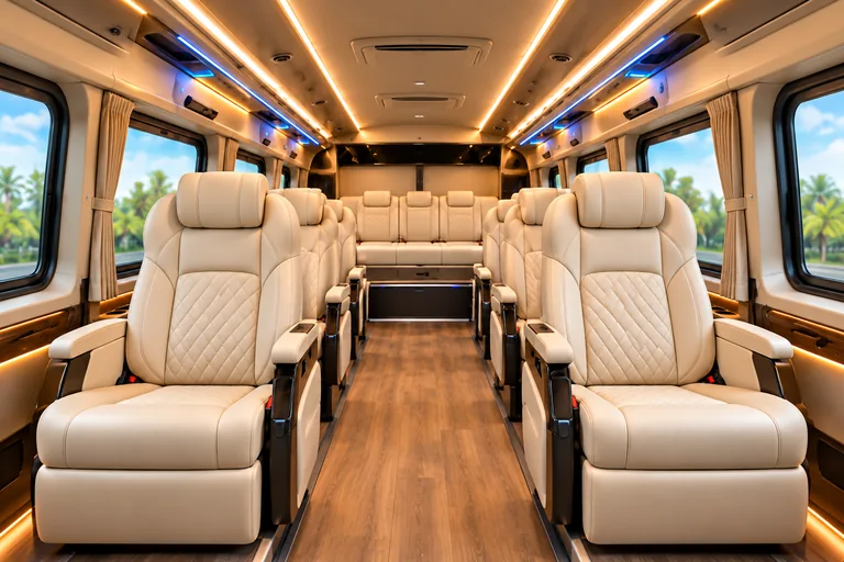 12 Seater Maharaja Urbania illustrative interior