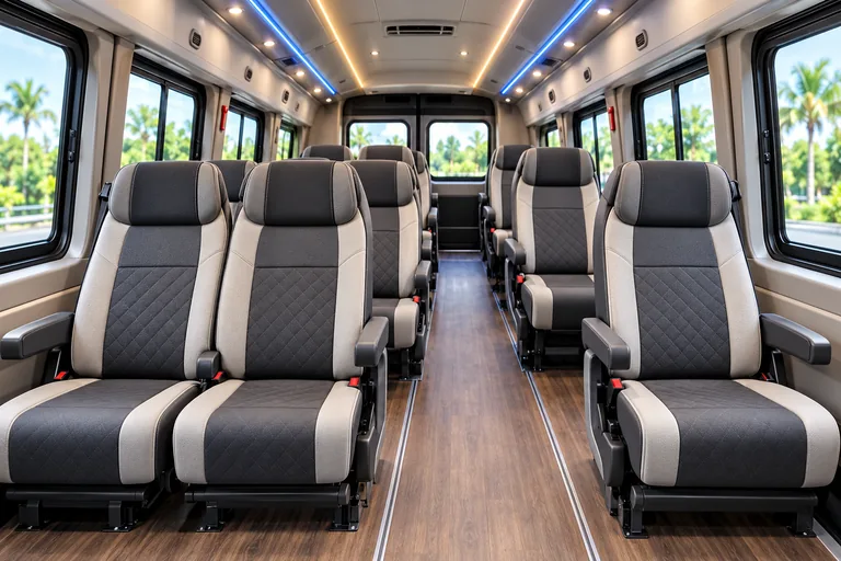 12 Seater Urbania illustrative interior