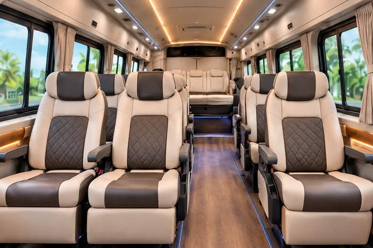 15 Seater Maharaja Urbania illustrative interior
