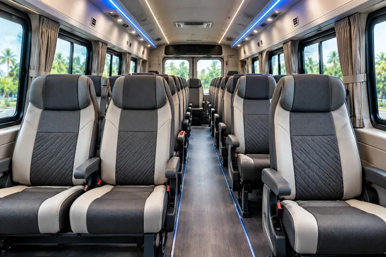 16 Seater Urbania illustrative interior