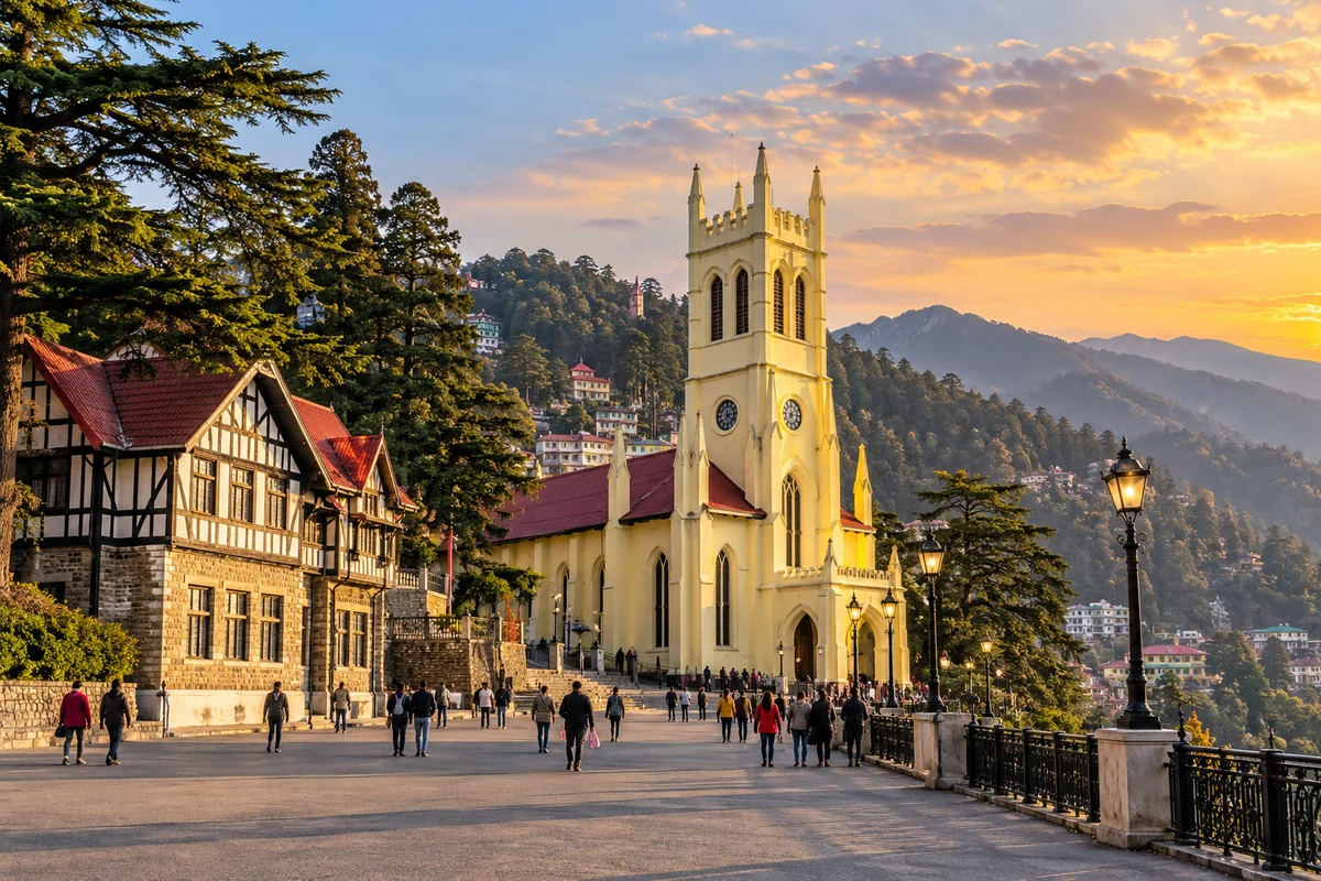 Shimla & Kufri destination landscape
