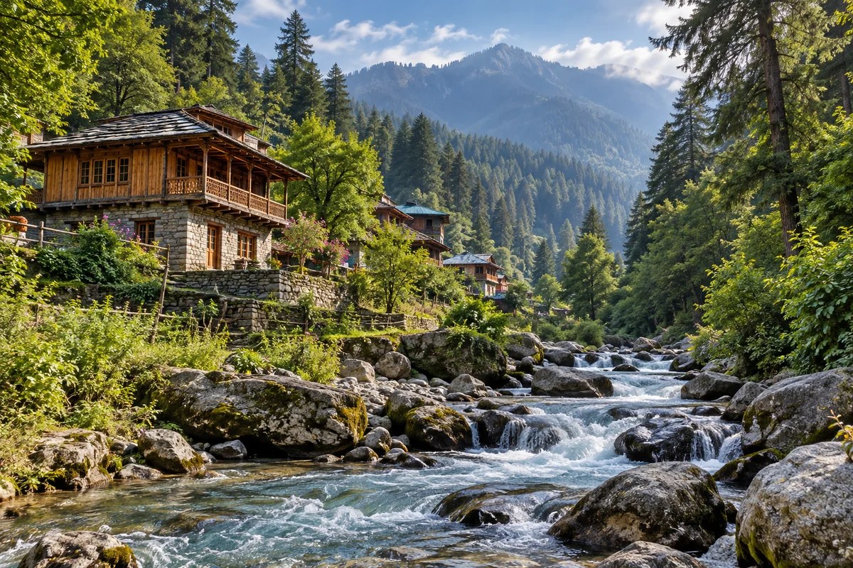 Tirthan Valley & Jibhi destination landscape