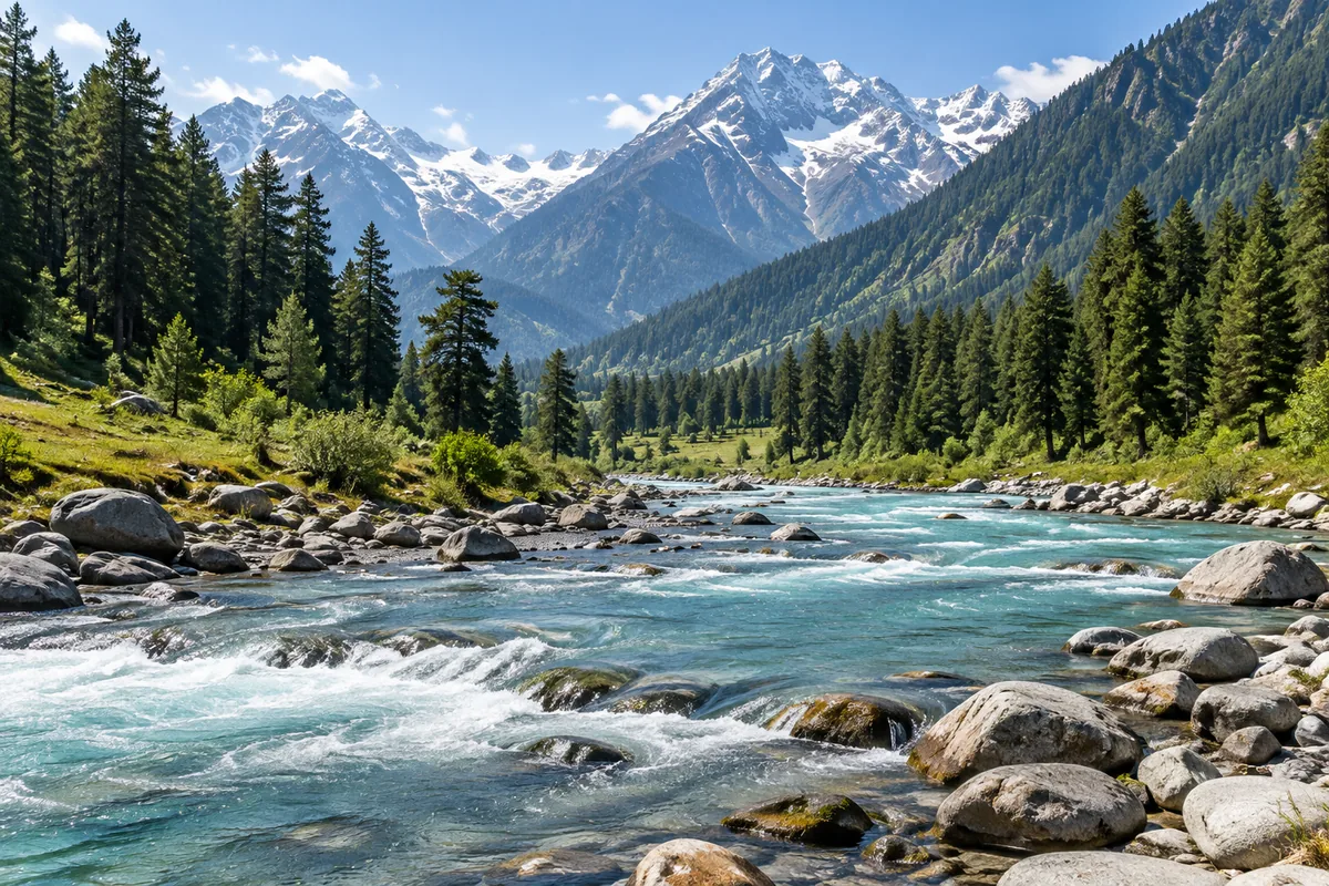 Pahalgam destination scenery