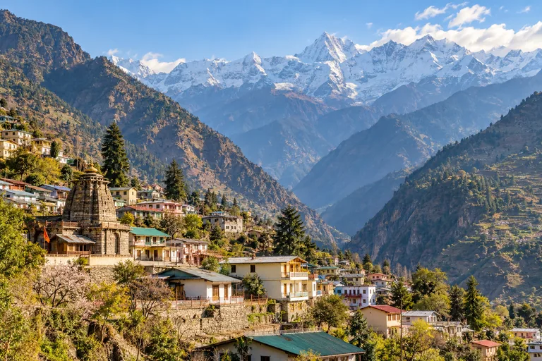 Joshimath destination travel illustration