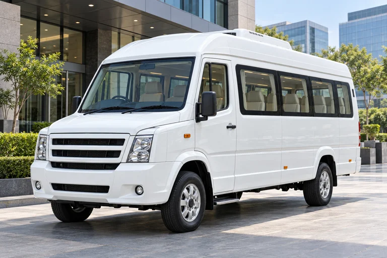16 Seater Luxury monthly rental vehicle illustration