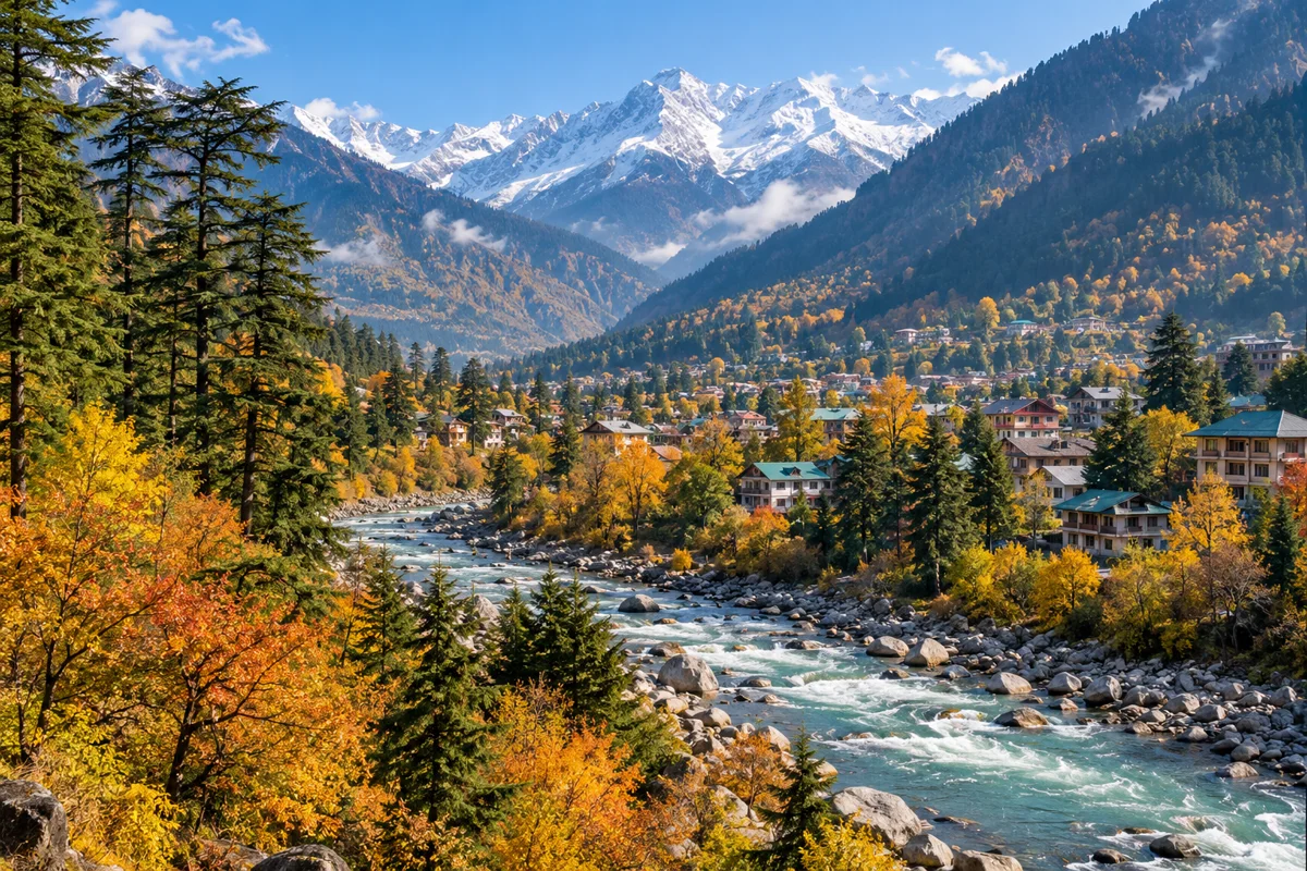 Manali destination scenery