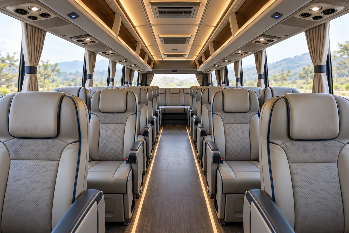 29 Seater Mini Bus cabin or vehicle reference