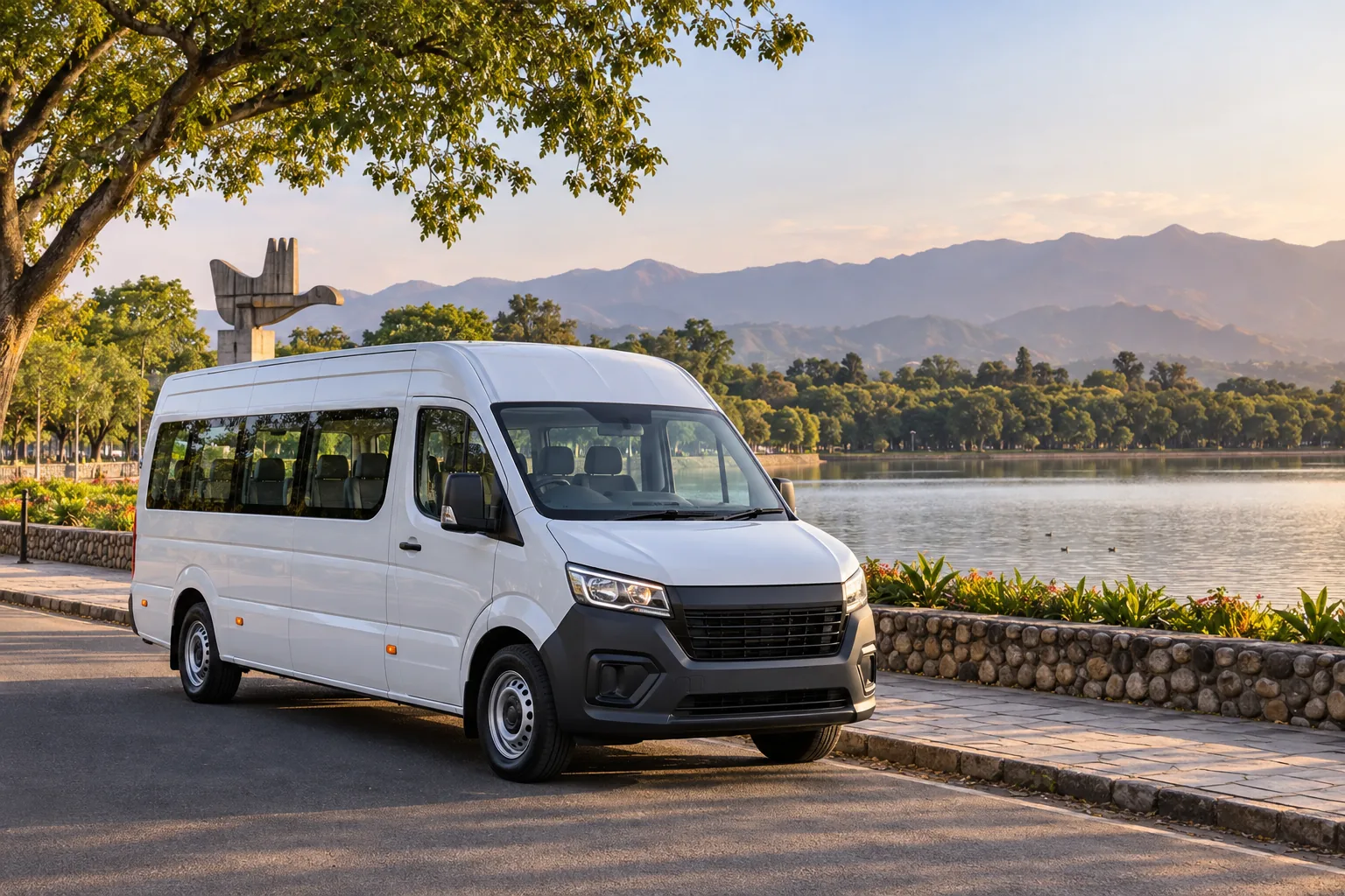 Chandigarh group road travel illustration
