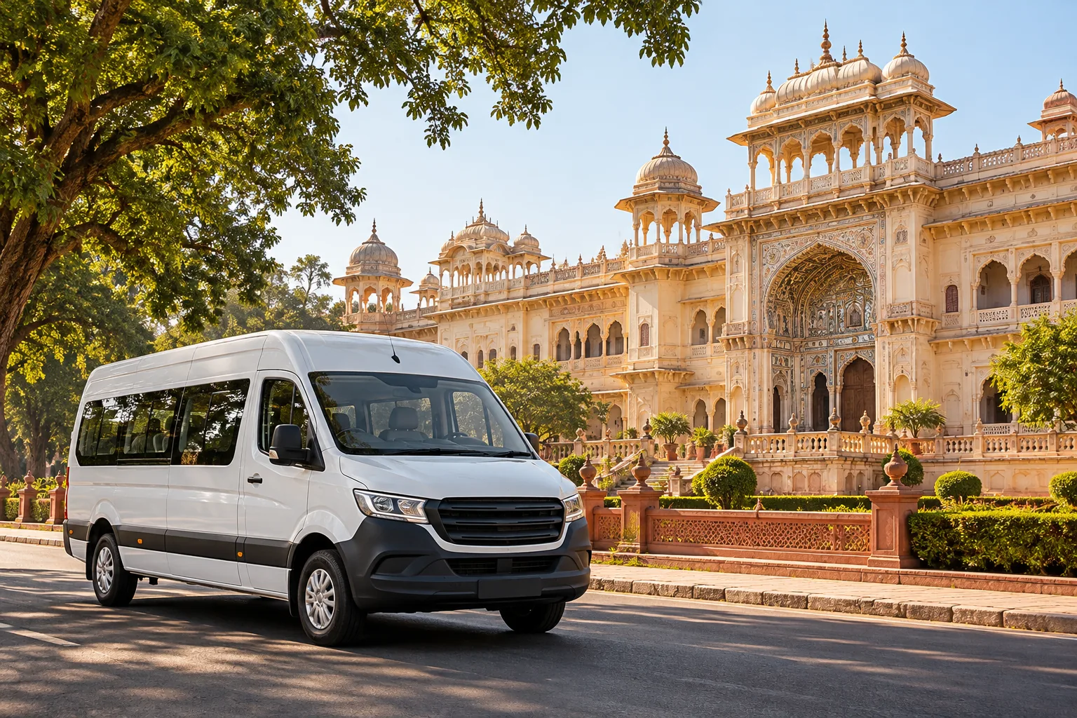 Patiala group road travel illustration