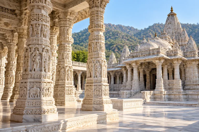 Ranakpur travel illustration