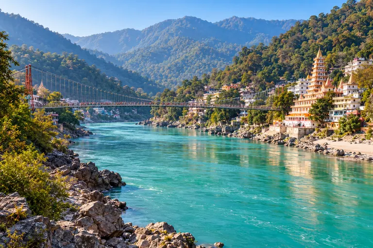 Rishikesh destination travel illustration