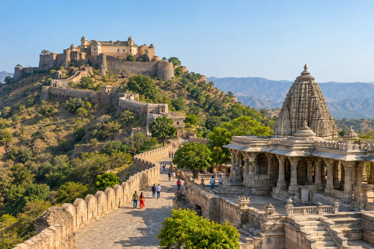 Kumbhalgarh Ranakpur travel scenery
