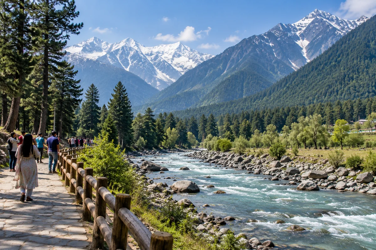 Pahalgam travel scenery