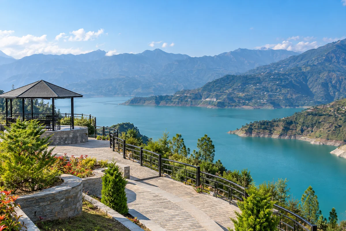 Tehri Lake travel scenery