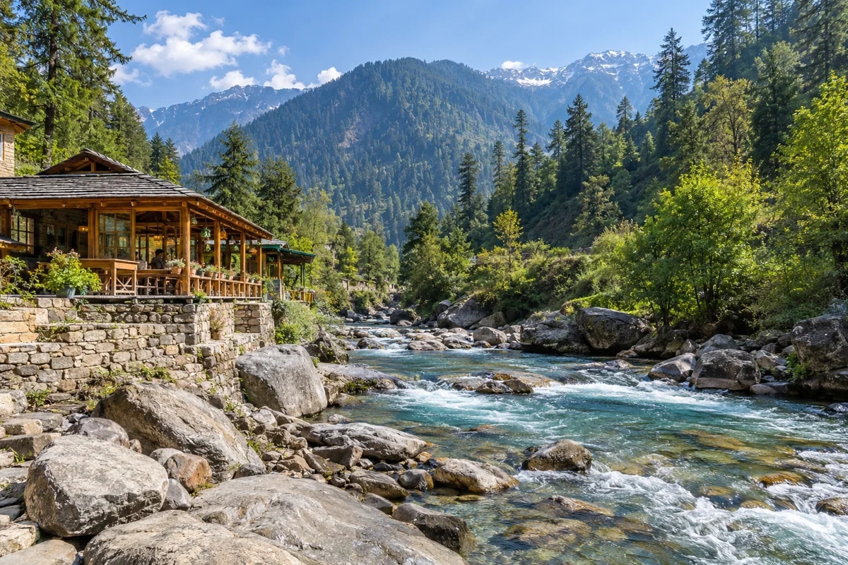 Tirthan Valley travel scenery