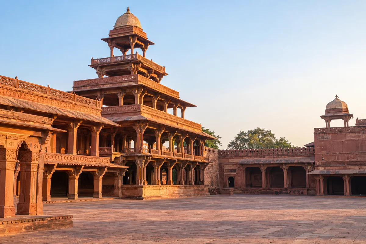Panch Mahal at Fatehpur Sikri