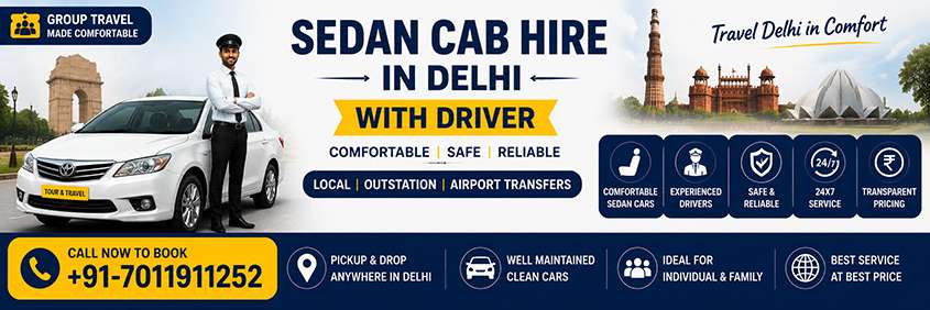 Sedan Cab Hire in Delhi With Driver | Dzire Taxi