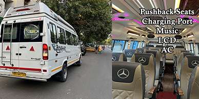 20 Seater Maharaja Traveller Rent Delhi
